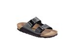 Sandale BIRKENSTOCK "Arizona", Damen, Gr. 38, schwarz, Obermaterial: 100% Rindsleder Leather cow., Schuhe Sandale