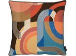 Dekokissen APELT "Arco" Gr. 2, bunt (blau, bunt, gemustert), B:45cm H:5cm L:45cm, Polyester, Dekokissen_Sitzkissen_Kissenhüllen