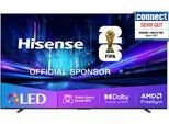 HISENSE QLED-Fernseher "100E7Q PRO", Energieeffizienz: E, transparent (schwarz), 100 ″, Fernseher, 4K UHD QLED, QLED-Fernseher
