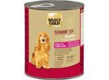 SELECT GOLD Nassfutter Hund Sensitive Senior Pferd mit Süßkartoffel 6x800 g