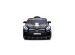 Chipolino Kinder Elektroauto Polizei Mercedes SL500 LED Bluetooth Fernbedienung schwarz