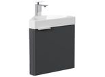 Gäste WC Eckbadmöbel Delta Slimline Gästebad SoftClose in versch. Ausführungen