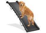 tectake® Hunderampe, klappbar und rutschfest, Belastbarkeit 90 kg, 155 x 40 x 14 cm