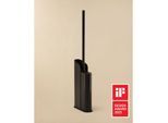 Cosmic Flat WC-Bürstengarnitur WJC512A0001036 Standmontage / Wandmontage, 38 x 112 x 387 mm, ultra flach, Schwarz matt