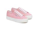 Superga Dames/Dames 2740 Lame Platform Trainers (Roze Begonia Iridescent)