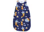 Babyschlafsack TUPTAM "Kugelschlafsack Baby Ganzjahres Schlafsack Wattiert" Gr. 92, füchse sternbild, dunkelblau, Schlafsäcke, Baby, L: 98cm, Obermaterial: 100% Baumwolle CO., L:98cm