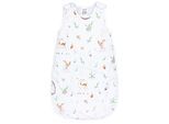 Babyschlafsack TUPTAM "Kugelschlafsack Baby Ganzjahres Schlafsack Wattiert" Gr. 80, waldtiere, igel, rehe, Schlafsäcke, Baby, L: 86cm, Obermaterial: 100% Baumwolle CO., L:86cm