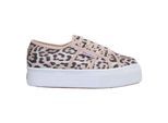 Superga Dames/Dames 2790 Jaguar Print Trainers (Beige)