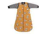 Babyschlafsack SCHLUMMERSACK "Schlafsack ohne Füßen 2.5 Tog", Baby, Gr. L: 80cm, gelb (panda), Obermaterial: 100% Baumwolle CO., Schlafsäcke Babyschlafsack