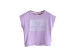Superga Kinderen/Kinderen Glitter Gestreept T-shirt (Donkere Wijn)