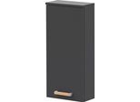 Hängeschrank SCHILDMEYER "Duo, Hängeschrank, Made in Germany, B: 32,7 cm", grau (anthrazit), B:32,7cm H:72,3cm T:16,25cm, FSC-zertifizierter Holzwerkstoff, Schränke, Hängeschrank, Solide Verarbeitung - Dieses Produkt ist in Deutschland gefertigt