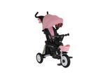 Byox Tricycle Flexy Lux 3 in 1 Dreirad, klappbar, Gummireifen, drehbarer Sitz rosa pink