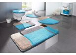 Badematte OTTO HOME "Belio, Badvorleger, Badezimmer Teppich" Gr. 8, blau, H:20mm, Kunstfaser, Badematten, Badematte, Badematte, Badteppich, Badematten auch als 2 tlg. Set erhältlich, bunt