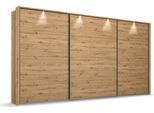 Kleiderschrank OTTO HOME "Mehrzweckschrank Aktenschrank Möbel Mietswohnung Schlafzimmer OTELI", braun (eiche artisan), B:368cm H:233cm T:68cm, Holzwerkstoff, Schränke, Kleiderschrank, inkl. Passepartout optional mit Beleuchtung MADE IN GERMANY
