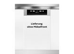 BAUKNECHT teilintegrierbarer Geschirrspüler "BK4PC11BS7A0", Energieeffizienz: C, silber (edelstahl), B:44,8cm H:82cm T:55,5cm, Geschirrspüler, Doppelter Komfort – mit Besteckschublade und zusätzlichem Besteckkorb, teilintegrierbarer Geschirrspüler