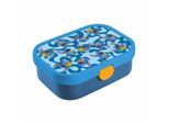 Lunchbox MEPAL "Brotdose mit Gabel Stitch Campus 750 ml blau-gelb", bunt (blau, gelb), ABS-Kunststoff, Lebensmittelaufbewahrungsbehälter, Lunchbox