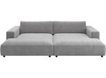 Loungesofa MUSTERRING "MR LUCIA, die ultimative Lounge-Oase, Breite 300cm, bequem, Mega Sofa", grau (platin), B:300cm H:81cm T:190cm, 100% Polyester, Sofas, Loungesofa, Mega-Fläche, erstklassige Kammerkissen & Luxus-Komfort