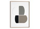 Wandbild REINDERS "Sculpted Silence", farbe bild(er): beige, B:50cm H:70cm T:3cm, Bilder, Wandbild, Wohnzimmer - Beige - MDF - Abstrakt - 50x70 cm