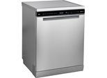 BAUKNECHT Standgeschirrspüler "BKSV1 FAM", Energieeffizienz: A, silber (edelstahl), B:60cm H:85cm T:59cm, Geschirrspüler, SpaceClean – die 3. Schublade für hohe Gläser und Müslischalen, Standgeschirrspüler