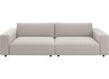 Big-Sofa MUSTERRING "MR Lucia, puristischer Luxus von Musterring", beige (weiß), B:292cm H:81cm T:124cm, 95% Polyester, 5% Nylon, Sofas, Big-Sofa, Erstklassige Kammerkissen, weiche Polsterung & zeitloser Look