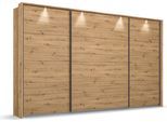 Kleiderschrank OTTO HOME "Mehrzweckschrank Aktenschrank Möbel Mietswohnung Schlafzimmer OTELI", braun (eiche artisan), B:323cm H:214cm T:68cm, Holzwerkstoff, Schränke, Kleiderschrank, inkl. Passepartout optional mit Beleuchtung MADE IN GERMANY
