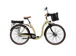 E-Bike AGON "Assist" Gr. 48, beige (elfenbein), Elektrofahrräder, 48cm, 28 Zoll (71,12cm), tiefer Einstieg