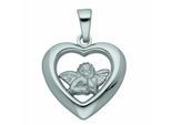 Kettenanhänger ADELIA´S "Engelanhänger 925 Silber", silber, Schmuckanhänger, Damen, Silber 925 (Sterlingsilber), Kettenanhänger, Silberanhänger Engel