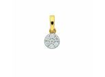 Kettenanhänger ADELIA´S "Anhänger 333 Gold ( 8K ) mit Zirkonia", gold (silber), Schmuckanhänger, Damen, mit Zirkonia, Gold, Kettenanhänger, Goldanhänger