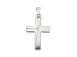 Kettenanhänger ADELIA´S "Kreuzanhänger 925 Silber mit Zirkonia", silber, Schmuckanhänger, Damen, mit Zirkonia, Silber 925 (Sterlingsilber), Kettenanhänger, Silberanhänger Kreuz