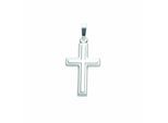 Kettenanhänger ADELIA´S "Kreuzanhänger 925 Silber", silber, Schmuckanhänger, Damen, Silber 925 (Sterlingsilber), Kettenanhänger, Silberanhänger Kreuz