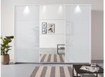 Kleiderschrank OTTO HOME "Mehrzweckschrank Aktenschrank Möbel Mietswohnung Schlafzimmer OTELI", weiß (alpinweiß, hochglanz weiß), B:278cm H:233cm T:68cm, Holzwerkstoff, Schränke, Kleiderschrank, inkl. Passepartout optional mit Beleuchtung MADE IN GERMANY