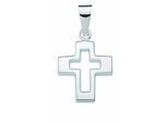 Kettenanhänger ADELIA´S "Kreuzanhänger 925 Silber", silber, Schmuckanhänger, Damen, Silber 925 (Sterlingsilber), Kettenanhänger, Silberanhänger Kreuz