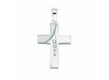 Kettenanhänger ADELIA´S "Kreuzanhänger 925 Silber mit Zirkonia", silber, Schmuckanhänger, Damen, mit Zirkonia, Silber 925 (Sterlingsilber), Kettenanhänger, Silberanhänger Kreuz