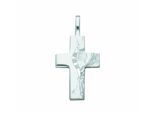 Kettenanhänger ADELIA´S "Kreuzanhänger 925 Silber mit Zirkonia", silber, Schmuckanhänger, Damen, mit Zirkonia, Silber 925 (Sterlingsilber), Kettenanhänger, Silberanhänger Kreuz