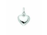 Kettenanhänger ADELIA´S "Herzanhänger 925 Silber", silber, Schmuckanhänger, Damen, Silber 925 (Sterlingsilber), Kettenanhänger, Silberanhänger Herz