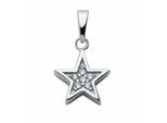 Kettenanhänger ADELIA´S "Anhänger 925 Silber mit Zirkonia", silber, Schmuckanhänger, Damen, mit Zirkonia, Silber 925 (Sterlingsilber), Kettenanhänger, Silberanhänger