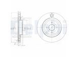 DELPHI Bremsscheibe bg3852 324mm 28mm für Ford
