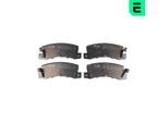 OPTIMAL Bremsbelagsatz, Scheibenbremse bp09439 Hinterachse für TOYOTA