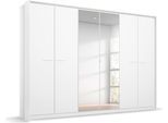Kleiderschrank OTTO HOME "Mehrzweckschrank Aktenschrank Möbel Mietswohnung Schlafzimmer OTELI", weiß (alpinweiß), B:275cm H:212cm T:58cm, Holzwerkstoff, Schränke, Kleiderschrank, inkl. Passepartout optional mit Beleuchtung MADE IN GERMANY