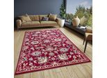 Teppich HANSE HOME "Caracci", rot, B:160cm H:8mm L:235cm, Jute, Polyester, Polypropylen (PP), Teppiche, Teppich, Läufer, Orientalisch, Kurzflor, Wohnzimmer, Schlafzimmer, Esszimmer