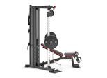 Trainingsstation ADIDAS PERFORMANCE "adidas Cable Crossover - Kabelzugstation mit Rack", rot, KraftstationenB:130cm H:220cm L:187cm, 2×80 kg Kabelzug, Rack, 40-fach verstellbar & Landmineen), B:130cm H:220cm L:187cm