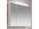 Spiegelschrank SCHILDMEYER "Irene, Spiegelschrank, Made in Germany, B: 80 cm", weiß, B:80cm H:75,5cm T:16cm, Schränke, Spiegelschrank, Solide Verarbeitung - Dieses Produkt ist in Deutschland gefertigt