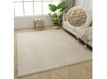Teppich OTTO HOME "Cali Shaggy", creme, B:180cm H:22mm L:280cm, Kunstfaser, Microfaser, Teppiche, Teppich, Uni-Farben, kuschelig, & weich, waschbar, Wohnzimmer, Schlafzimmer