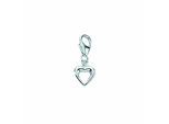 Kette ohne Anhänger ADELIA´S "Damen 925 Silber Charms Anhänger Herz", silber, Halsketten, Damen, Silber 925 (Sterlingsilber), Schmuckset - Set mit Halskette