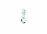 Herzkette ADELIA´S "Halskette - Herzkette mit Charms Anhänger Herz aus 925 Silber", silber, Halsketten, Damen, Silber 925 (Sterlingsilber), Herzkette, Schmuckset mit bis 45 cm stufenlos verstellbarer 925 Silber Halskette
