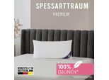 3-Kammer-Kopfkissen SPESSARTTRAUM "Premium", weiß, B:40cm L:80cm, Bezug: 100% Baumwolle. Füllung Außenkammer: 100% Gänsedaunen. Füllung Innenkammer: 100% Gänsefeder, Kopfkissen, gute Stützkraft, Seitenschläfer & Rückenschläfer