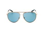 Guess Zonnebril Met Blauwe Glazen En Gouden Montuur