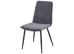 Livetastic , Grau, Schwarz , Metall, Textil , 47x91x61.5 cm ,