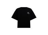 T-Shirt PLEIN SPORT "Scratch", Damen, Gr. L, schwarz (02, schwarz), Stoff: 59% Baumwolle, 35% Polyester, 6% Elasthan. Strick: 55% Baumwolle, 40% Polyester, 5% Elasthan, Shirts T-Shirt