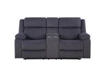 Mid.you Heimkino-Sofa, Grau, Metall, 2-Sitzer, 186x102x99 cm, Relaxfunktion, Wohnzimmer, Sofas & Couches, Sofas, Heimkino Sofas